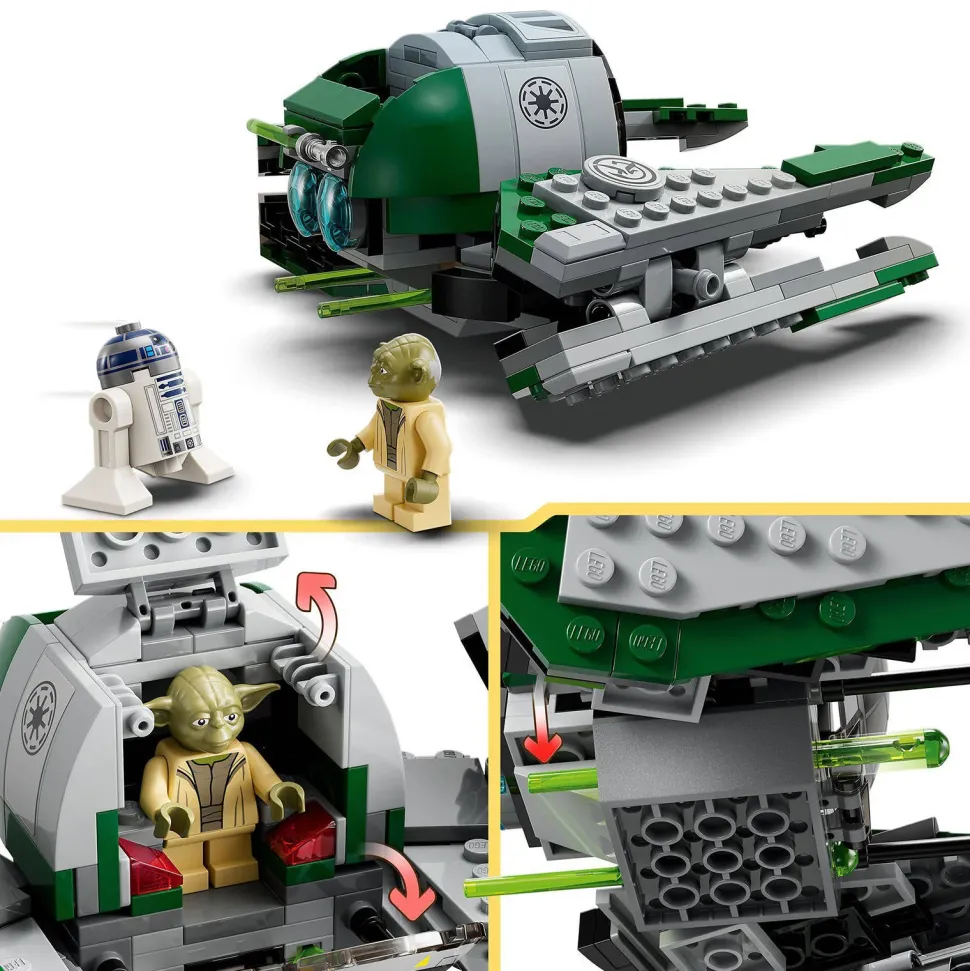 Lego Star Wars Yoda'S Jedi Starfighter 75360