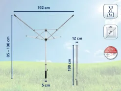 Leifheit Droogmolen Lino Lift 600 Quick Start (Evo)