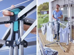 Leifheit Droogmolen Lino Pop-Up Incl. Beschermhoes - 14 M