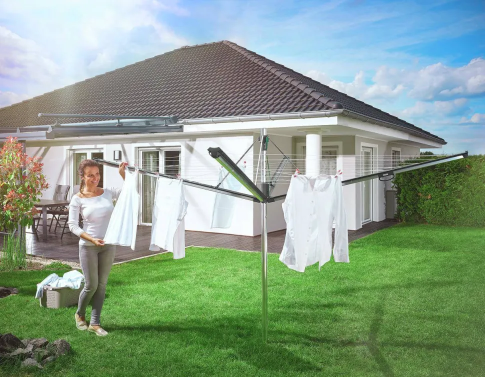 Leifheit Droogmolen Linomatic Plus 600 Incl. Bodemhuls - 60 M