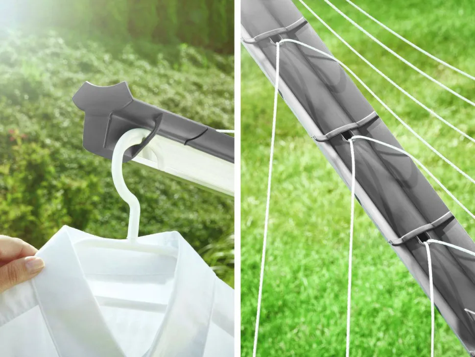 Leifheit Droogmolen Linomatic Plus 600 Incl. Bodemhuls - 60 M