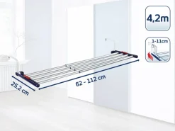 Leifheit Wanddroogrek Telegant 81 Protect Plus - 8,1 M Drooglengte