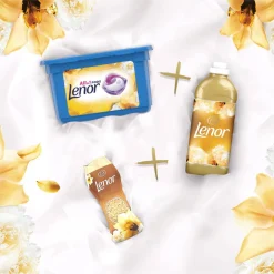 Lenor Gouden Orchidee In-Wash Geurparels - 6 X 154 Gram - Voordeelverpakking