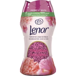 Lenor In-Wash Pioenroos En Hibiscus Geurparels - 6 X 140 Gram