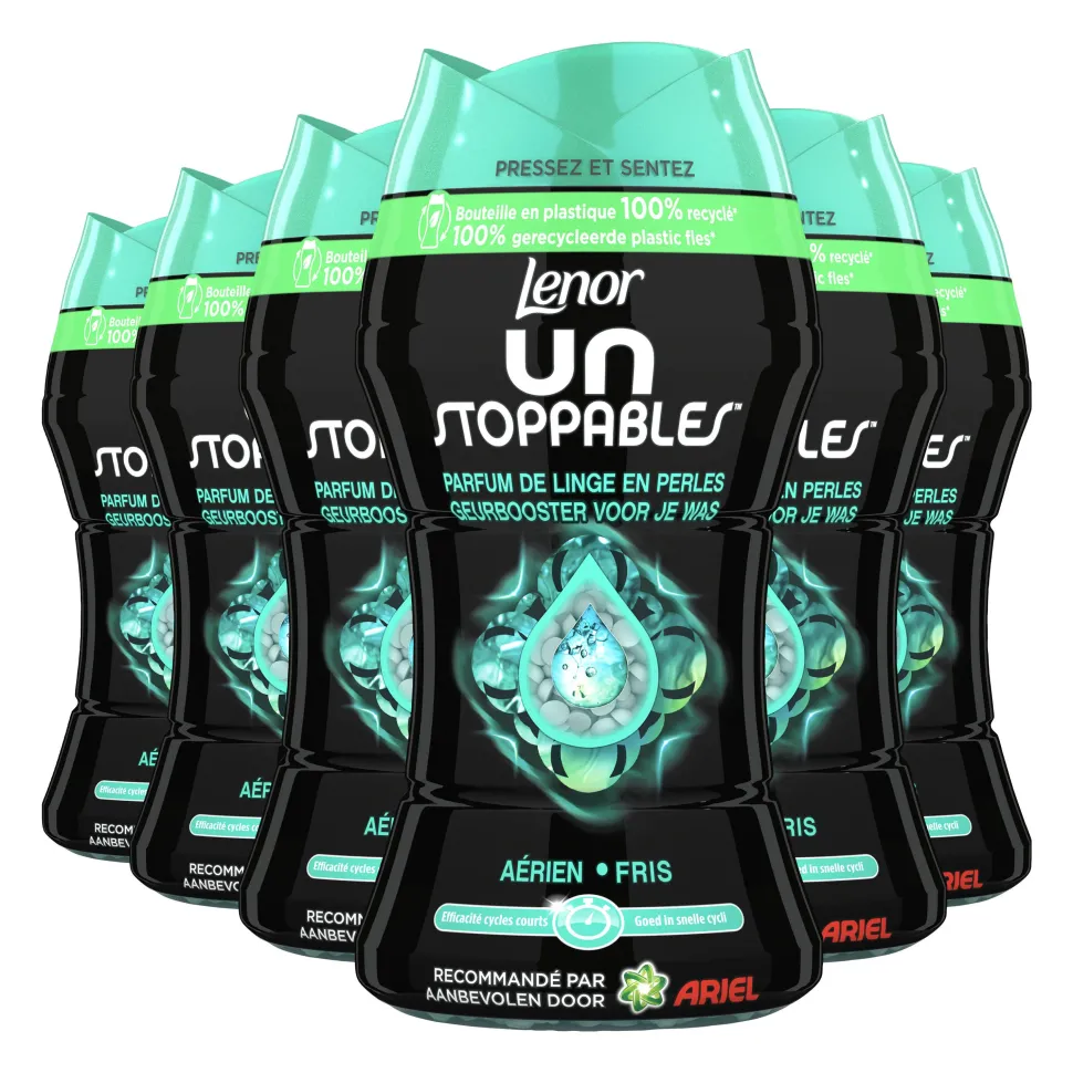 Lenor Unstoppables Fris - Geurparels - 6 X 154 Gram