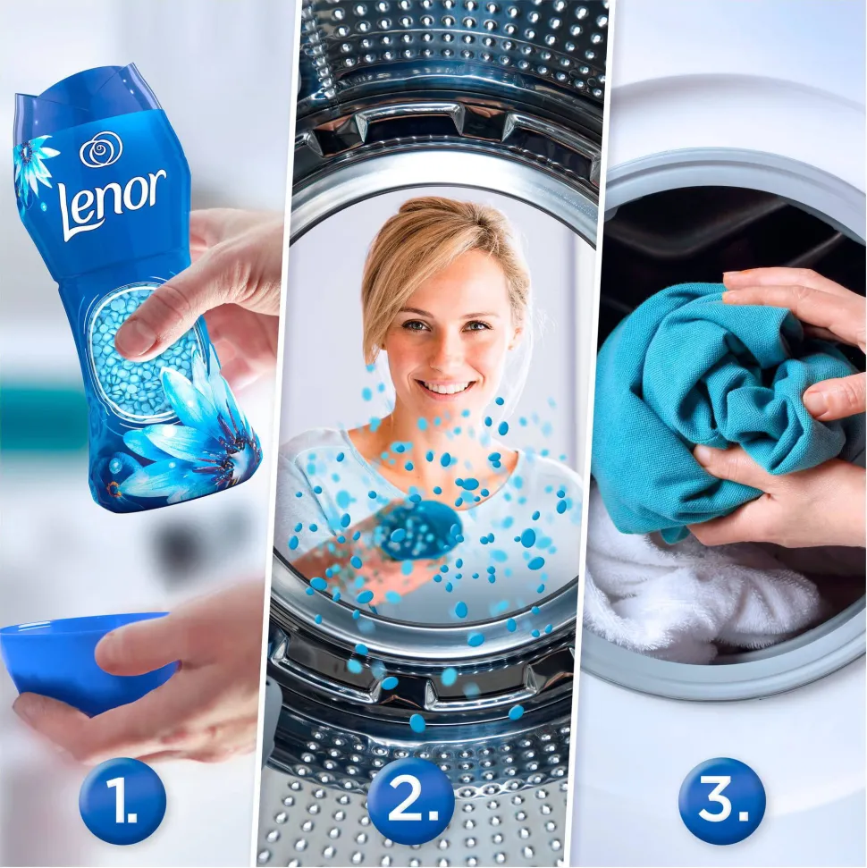 Lenor Zeebries In-Wash Geurparels - 6 X 154 Gram - Voordeelverpakking