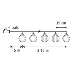 Luca Lighting Lichtparty Lights (10 Led) (815 Cm)