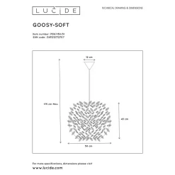 Lucide Hanglamp Goosy Soft
