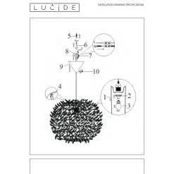 Lucide Hanglamp Goosy Soft