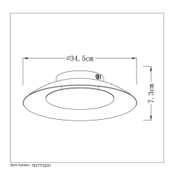 Lucide Plafondlamp Foskal
