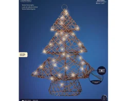 Lumineo Wicker Kerstboom (32 Led)