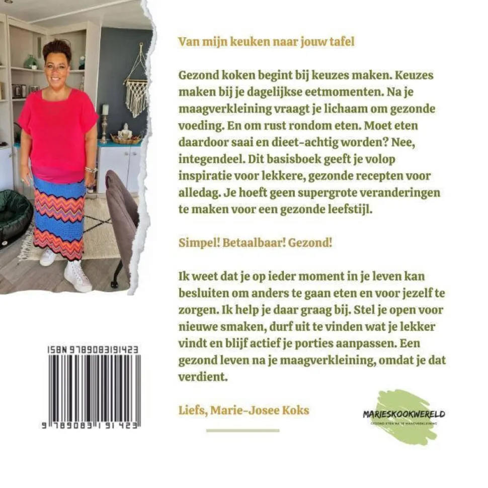 Marie-Josee Koks Het Basisreceptenboek Na Je Maagverkleining