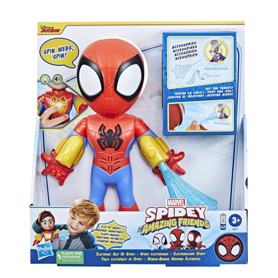 Marvel Spidey And His Amazing Friends Electronic Suit Up Spidey