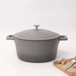 Masterclass Gietaluminium Braadpan (O24 Cm) (4L) (Lichtgewicht)