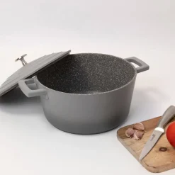 Masterclass Gietaluminium Braadpan (O24 Cm) (4L) (Lichtgewicht)