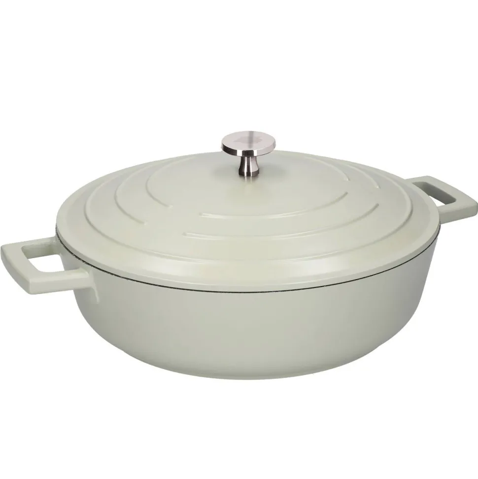 Masterclass Gietaluminium Braadpan (O28 Cm) (4L) (Lichtgewicht)