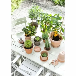 Mica Decorations Bloempot Stan (Set Van 3) - (O13,5X12 Cm)