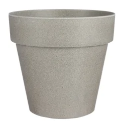 Mica Decorations Orion Bloempot Rond Grijs - (H28,5Xo30 Cm)