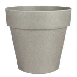 Mica Decorations Orion Bloempot Rond Grijs - (H28,5Xo30 Cm)