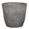 Mica Decorations Rio Bloempot Rond Lichtgrijs - (H28Xo31 Cm)