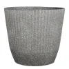 Mica Decorations Rio Bloempot Rond Grijs Terrazzo - (H40,5Xo45 Cm)