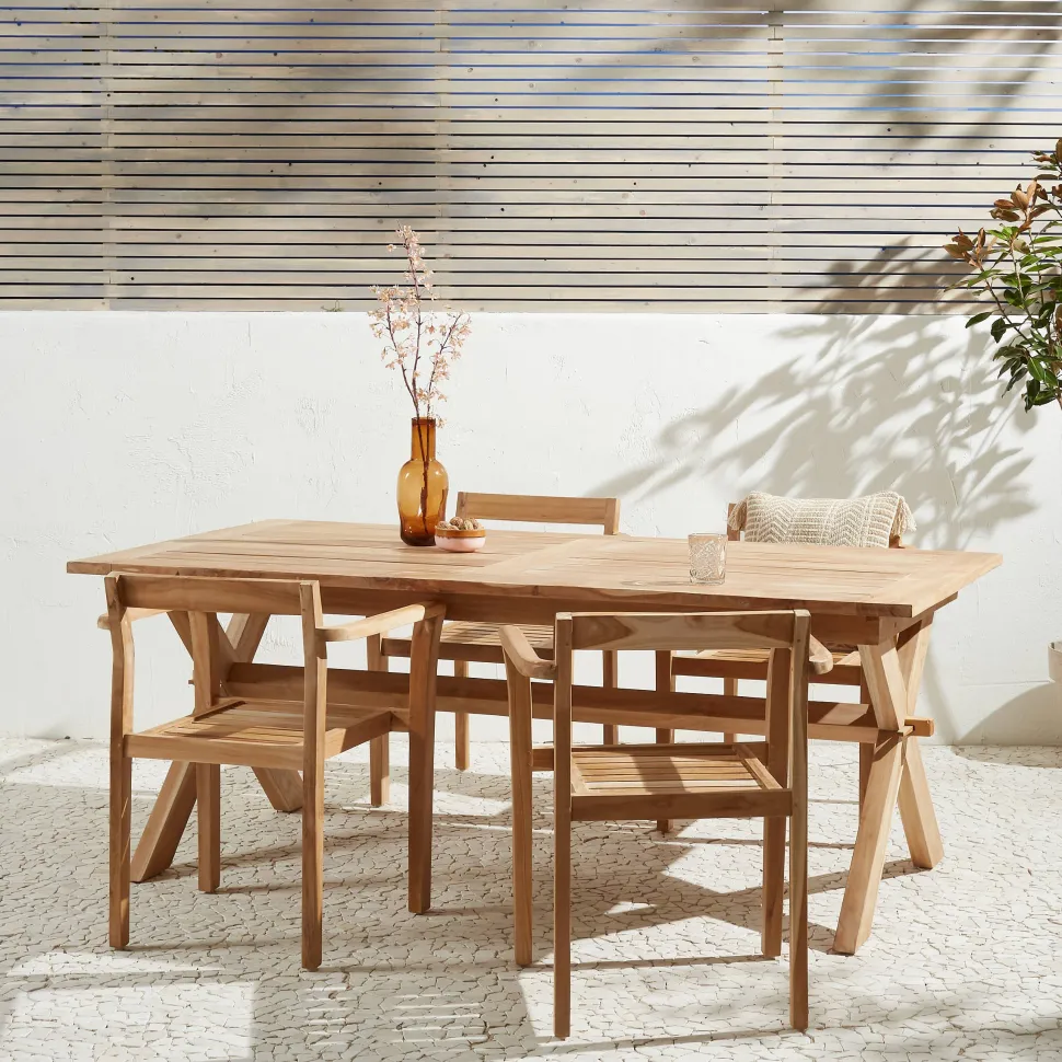 Nous Garden Teak Tuinset Tautan/Bromo