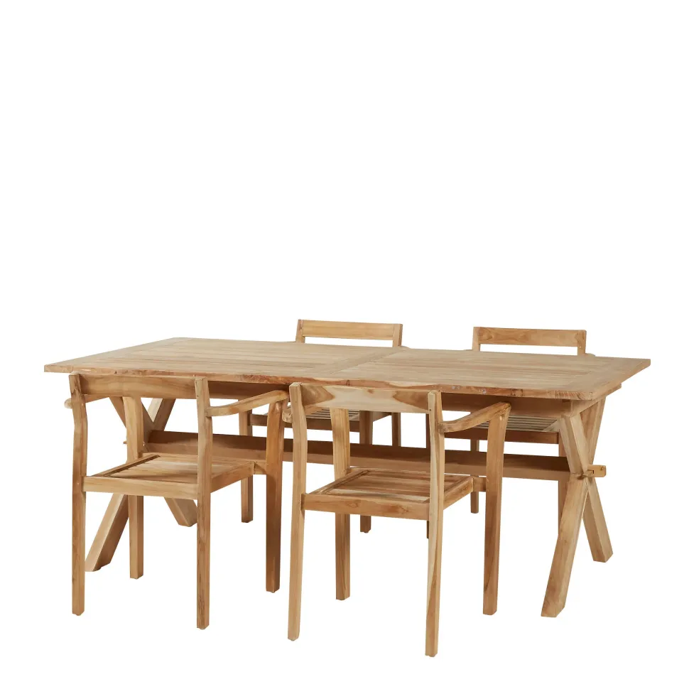 Nous Garden Teak Tuinset Tautan/Bromo