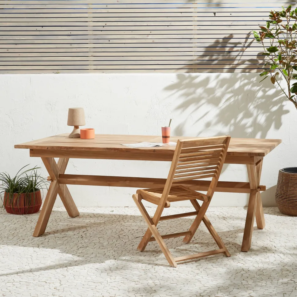Nous Garden Teak Tuintafel Tautan (200X100 Cm)