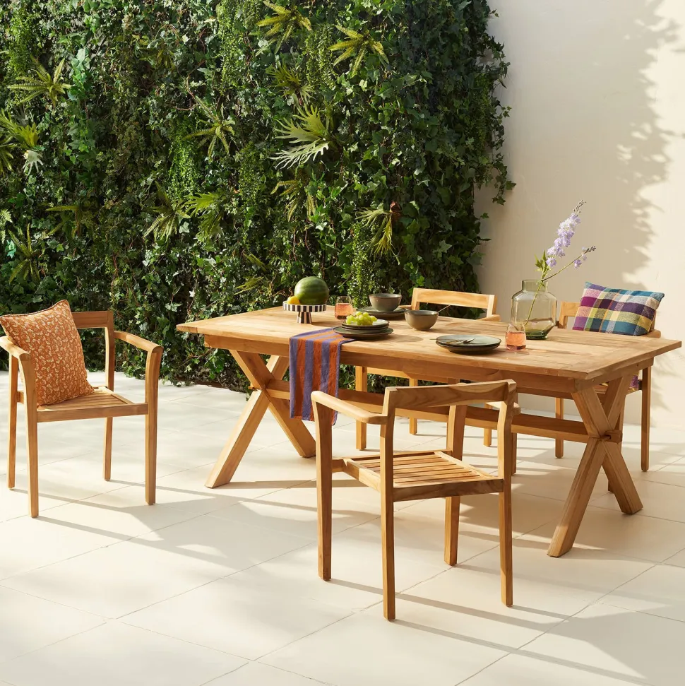Nous Garden Teak Tuintafel Tautan (200X100 Cm)