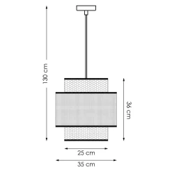 Nous Living Hanglamp Damian (O35 Cm)