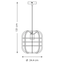 Nous Living Hanglamp David (O24,5 Cm)