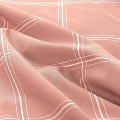 Nous Living Katoenen Dekbedovertrek 2 Persoons Line Check (200X220 Cm)