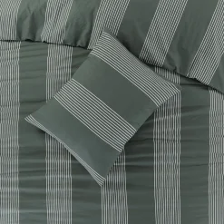 Nous Living Katoenen Dekbedovertrek Lits-Jumeaux Wide Stripe (240X220 Cm)