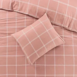 Nous Living Katoenen Dekbedovertrek 1 Persoons Line Check (140X220 Cm)