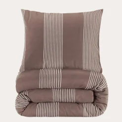 Nous Living Katoenen Dekbedovertrek 1 Persoons Wide Stripe (140X220 Cm)