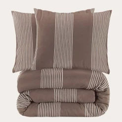 Nous Living Katoenen Dekbedovertrek Lits-Jumeaux Wide Stripe (240X220 Cm)