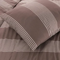 Nous Living Katoenen Dekbedovertrek Lits-Jumeaux Wide Stripe (240X220 Cm)