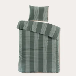 Nous Living Katoenen Dekbedovertrek 1 Persoons Wide Stripe (140X220 Cm)