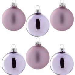 Nova Belle Kerstbal (Set Van 6) (O8 Cm)