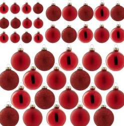 Nova Belle Kerstbal (Set Van 42) (O6 Cm)