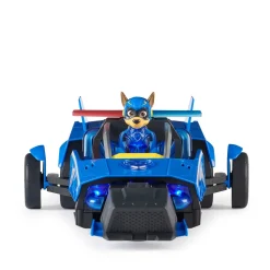 Paw Patrol The Mighty Movie Chase'S Transformerende Raceauto Met Licht En Geluid Met Chase