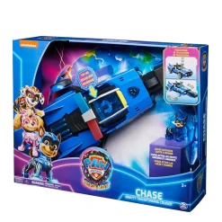 Paw Patrol The Mighty Movie Chase'S Transformerende Raceauto Met Licht En Geluid Met Chase
