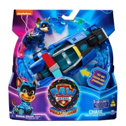 Paw Patrol The Mighty Movie Politiewagen Met Chase-Actiefiguur Licht En Geluid