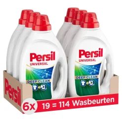Persil Gel Universal - Vloeibaar Wasmiddel - Universal - Voordeelverpakking - 6 X 19 Wasbeurten - 114 Wasbeurten