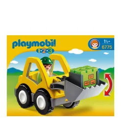 Playmobil 1-2-3 Graafmachine Met Werkman 6775
