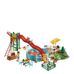 Playmobil City Life Zwembadfeest Met Glijbaan 70987