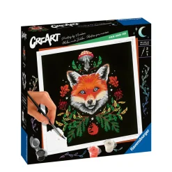 Ravensburger Pixie Cold Edition Fox - Schilderen Op Nummer Voor Volwassenen