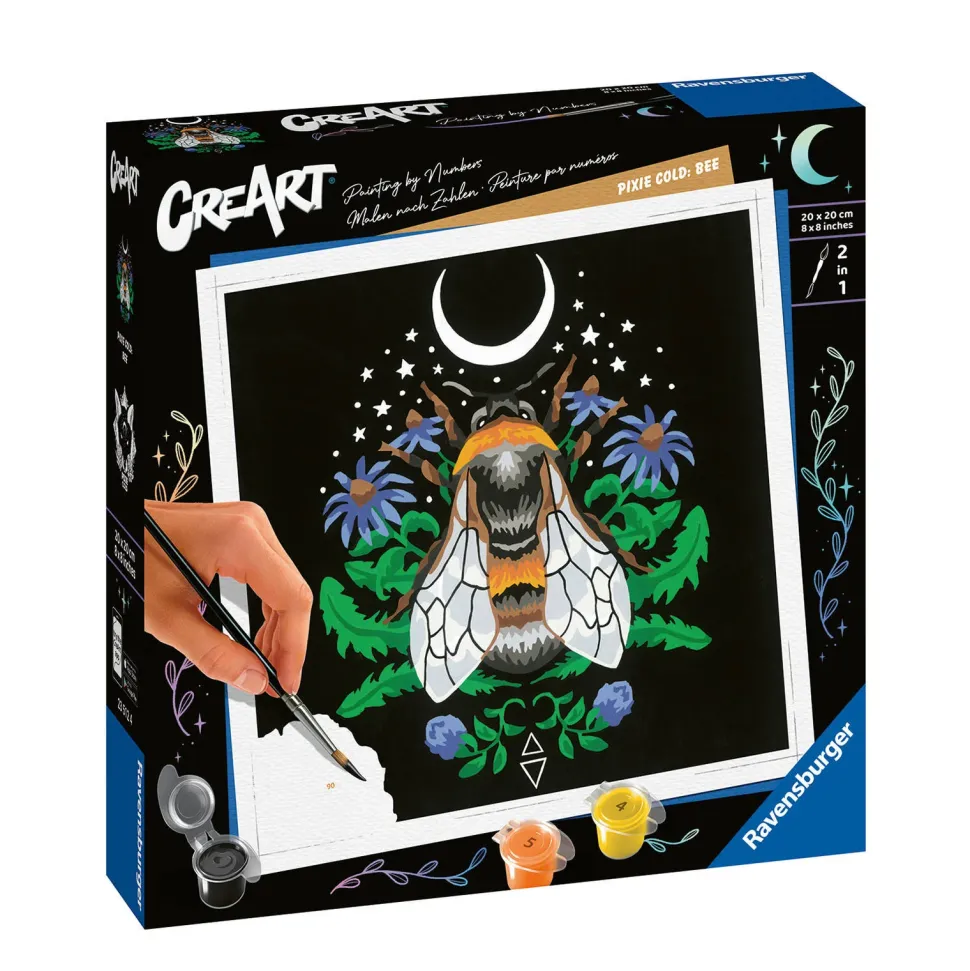 Ravensburger Pixie Cold Edition Bee - Schilderen Op Nummer Voor Volwassenen