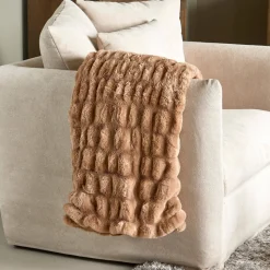 Riviera Maison Plaid Rm Belfort Faux Fur (170X130 Cm)