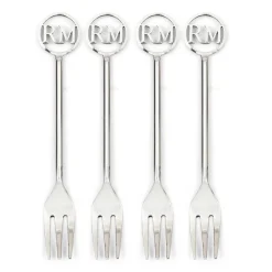 Riviera Maison Rm Monogram Gebaksvorkje (Set Van 4)